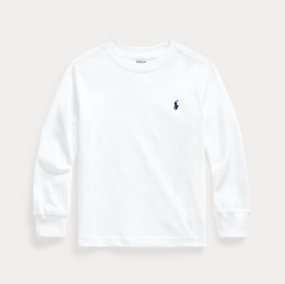 Ralph Lauren Polo Cotton Jersey Long-Sleeve Tee